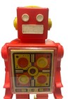 Vintage Rare Old Russian Ussr Robot Space Toy Wind Up Soviet Union Pogot  W box