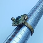 Ancient Roman Intaglio Ring Bronze Engraved Intaglio Ancient Ring Size 7 5