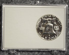 1960 P Proof 90  Silver Franklin Half Dollar 50c W  2x3 Snaplock Case