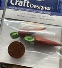 2 Packs Darice 1616-71 Poly Resin Miniature Carrots Easter Crafting Projects 2   