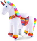 Ride On Unicorn Horse Riding Pony Cycle Toys With Rainbow Glowing Wheels Size   