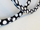 Velocity Deep-v 700c Rim Set 32h Black white Polka Dot Vinyl Nmsw Made In Au