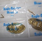 Lot Of 8 Vintage Anglo American Ornate Brass Oval Keyhole Covers New Old Stock