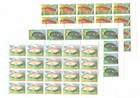 1979 Cocos Islands Fish Sg 34 47  Set 17 In Gutter Block Of 20 Muh Stamps