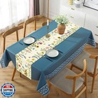 Summer Flower And Leaf Table Runner Seasonal Holiday Anniversary Indoor Outdo