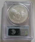 2013-  s  Silver American Eagle Pcgs Ms-69 First Strike San Francisco Very Nice 