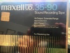 Vintage Maxell 35-90 Sealed Reel To Reel Audio Tape 1 4  7 