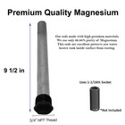 2-pack Rv Water Heater Anode Rod - Magnesium Anode Rod 3 4 Ntp Thread - Tank    