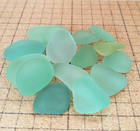 Genuine Sea Glass From Japan Surf-tumbled Pale Green Color 55g