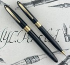 Sheaffer Signature Fountain Pen Set   14k Gold Bands   Touchdown Filler   Fills