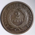 1868 Two Cent Piece Choice Fine E206 Vrcm