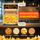 8 Oz  Popcorn And Nacho Machine - Commercial Grade Nacho Warmer Station