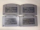 Lot Of  4  Japanese Nintendo N64 Games - Used Authentic