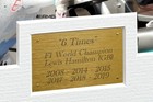 6 Times World Champion Celebration Edition - A4 12x8 Signed Lewis Hamilton -    