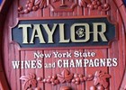 Taylor New York State Wines And Champagnes 3d Tavern Sign Vintage