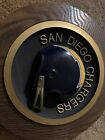 Vintage 1970   s San Diego Chargers 14    Round Football Helmet Plaque