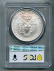 2002 American Silver Eagle Dollar Pcgs Ms 70