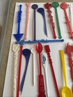 Huge Lot Of 97 Vintage Drink Bar Stir Sticks- Swizzle Sticks Casino Restaurants 
