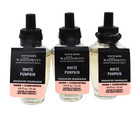 Bath   Body Works White Pumpkin Wallflowers Plug In Refill Bulb Lot Of 3