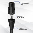 6 Feet Xlr Microphone Cable Balanced Male To Female 3 Pin Mic Cord For Powere   