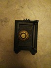 Vintage antique Penn Craft Safe Deposit Cast Iron Combination Lock Coin Bank
