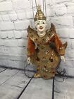 Vtg Antique Burmese Marionette String Puppet Wood Dancer Doll 16 5