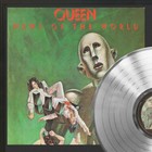 Queen Framed Black Wood Legends Of Music Platinum Lp Record Display