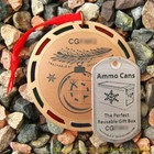  cache  For Christmas Geomedal Geocoin   Copy Dogtag  2 5   Ant  Bronze Color 