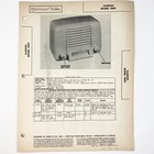1947 Clarion Radio Model 11801 Wire Schematic Service Manual Vintage Original