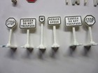 Lot Of 9 Lionel Brand  O O-27 Display Yard   Road Signs  2 Misc Stop