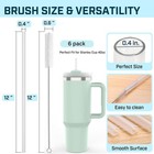 6 Pack Stanley Straws For 40 Oz Tumbler - 40 Oz  Frosted Color 