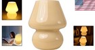 Bright Yellow Murano Glass Table Lamp - Vintage Art Deco Design For Home Decor