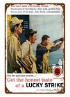  Tobacco Cigarette Shotting Rifle 1959 Metal Tin Sign Vintage Cafe