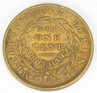 Hard Times Token Not One Cent  Ht 46  Very Fine   200