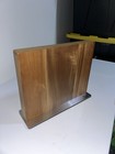 Knife Block Double-sided Magnetic Wooden Knife Holder Knife Storage Organizer