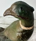 Antique Vintage Cast Iron Fred Everette Hubley Pheasant Game Bird Door Stop