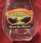 Green River Soda Glass Fountain Syrup Bottle