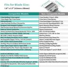 6pcs Extra Long Hair Clipper Guards Cutting Guides Fits For Most Wahl Clipper   