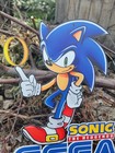 Huge Sonic Sega Metal Sign Arcade Video Game Room 12 x16   Sign Man Cave Decor