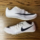 Men   s Size 11 5 Nike Zoom Ja Fly 3 White Black Track Spikes 865633-001 Shoes New
