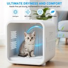 Automatic Pet Hair Dryer Box  53l Self-dryer Box  5 Drying Modes For Cats   Dogs