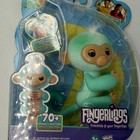Fingerlings Interactive Baby Monkey Ava By Wow Wee  Teal  70  Sounds   Reactions