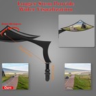 Black Motorcycle Rear View Mirrors Sportster Side Mirrors For Street Glide Elect