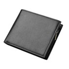 Us1pc Men s Bifold Leather Wallet With Id Window Credit Card Holder Slim Purse
