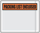 100 - 4 5 X 5 5 Packing List Envelopes Invoice Slip Enclosed Pouch