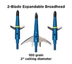 Swhacker Levi Morgan Series 2-blade Broadhead 2  100 Grain Pack Of 3 