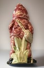 Vintage 1970s Ceramic Garden Gnome Hand Painted Elf Dwarf Statue Retro