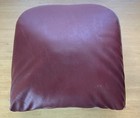 Vintage Koken Barber Chair Metal Back Rest Frame And Red Leather Padding