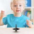 Metal Gyro Silver Spinning Top Totem Toy Precision Balance Desk Spinner Gift