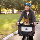 Dog Bike Basket Folding Bicycle Carrier Detachable Front Basket For Small Pets
